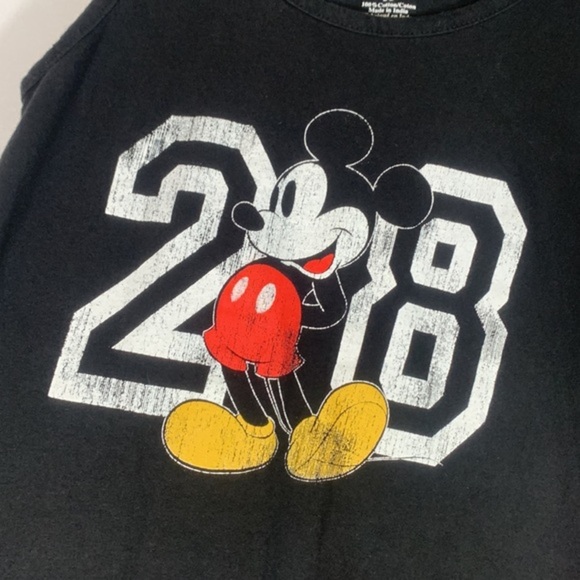 Disney Mickey Mouse Black Tank Top - Picture 2 of 4